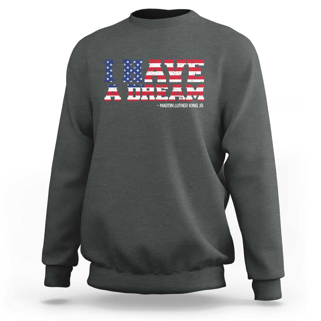 Martin Luther King Jr Sweatshirt Black History African American - Wonder Print Shop