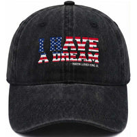 Martin Luther King Jr Washed Cotton Baseball Cap Black History African American