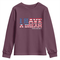 Martin Luther King Jr Youth Sweatshirt Black History African American - Wonder Print Shop