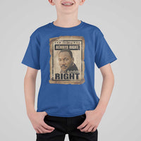 Martin Luther King Jr T Shirt For Kid The Time Is Always Right To Do What Is Right MLK Quote - Wonder Print Shop