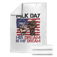 His Dream is My Dream Throw Blanket Martin Luther King Jr MLK Day - Wonder Print Shop