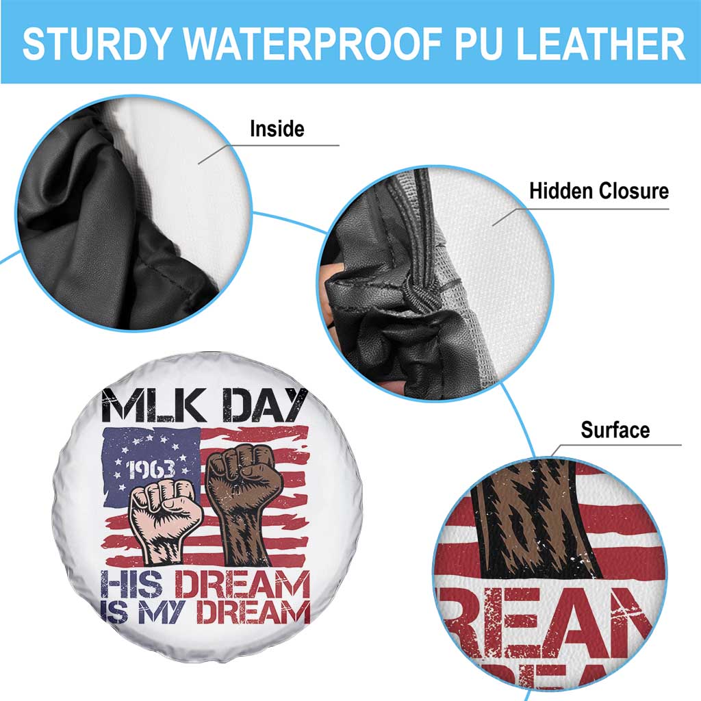 His Dream is My Dream Spare Tire Cover Martin Luther King Jr MLK Day - Wonder Print Shop