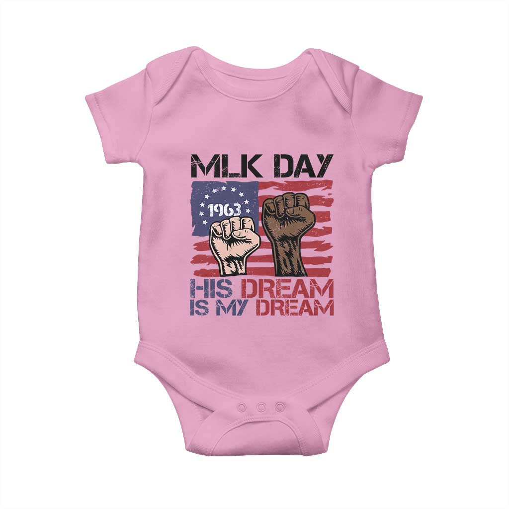 His Dream is My Dream Baby Onesie Martin Luther King Jr MLK Day - Wonder Print Shop
