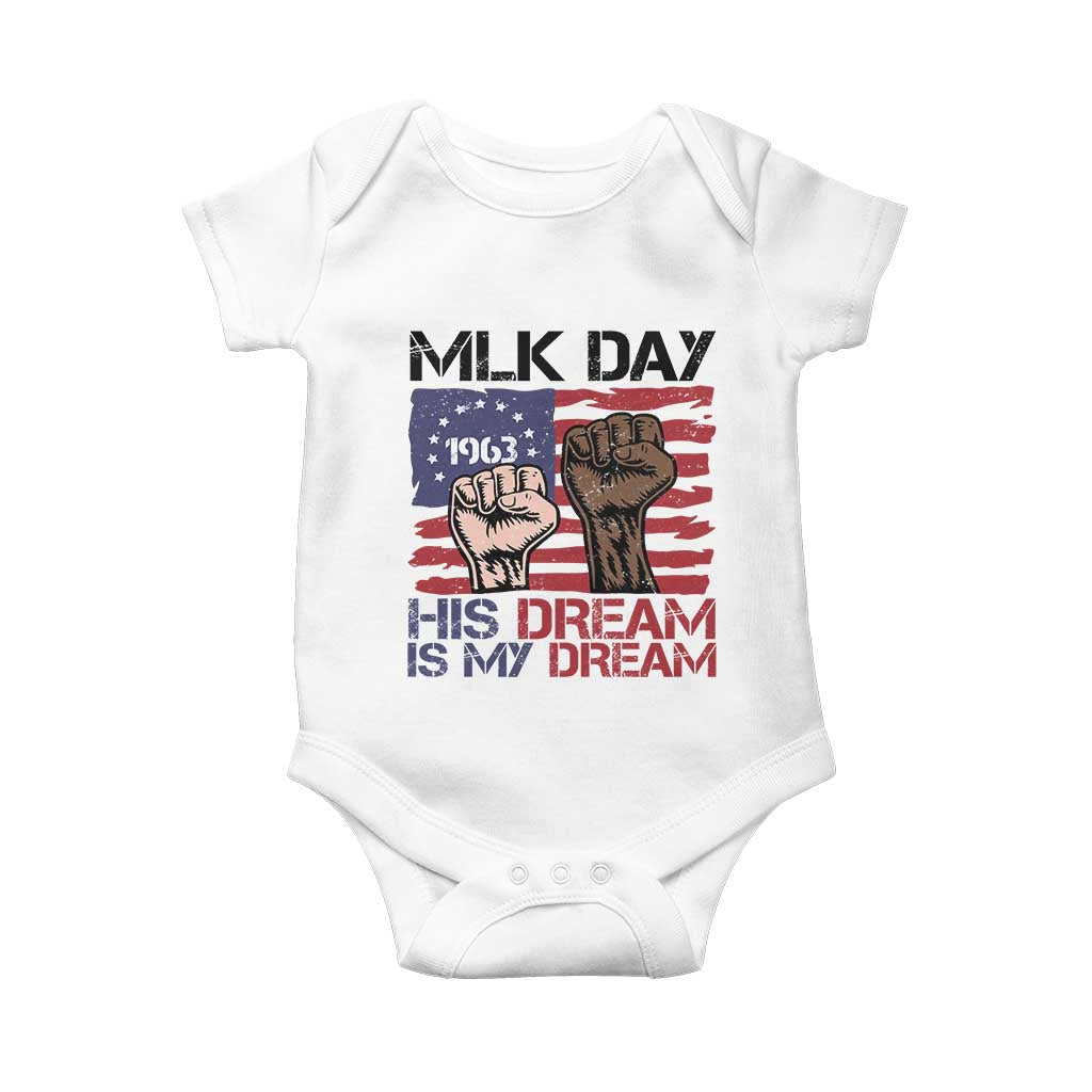 His Dream is My Dream Baby Onesie Martin Luther King Jr MLK Day - Wonder Print Shop