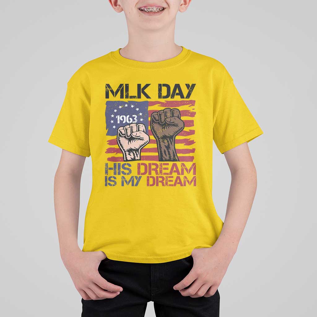 His Dream is My Dream T Shirt For Kid Martin Luther King Jr MLK Day - Wonder Print Shop