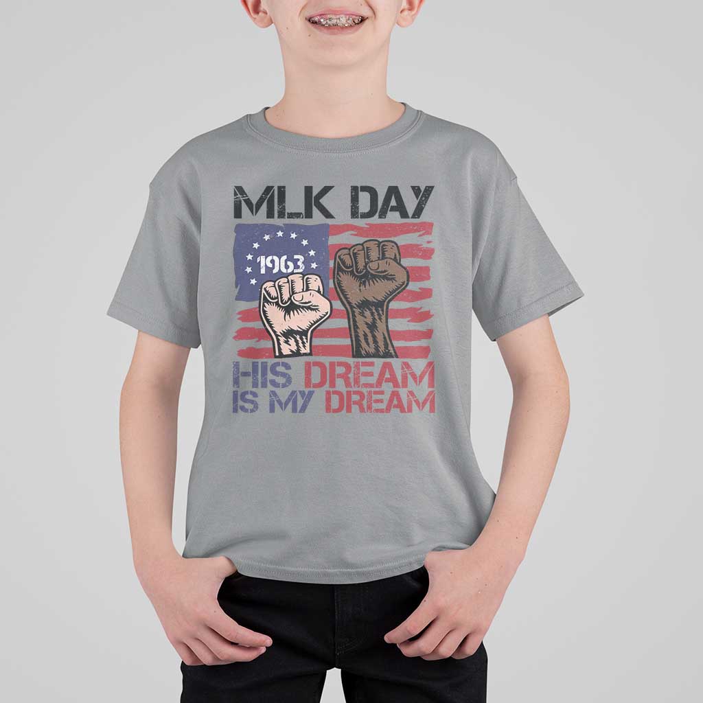 His Dream is My Dream T Shirt For Kid Martin Luther King Jr MLK Day - Wonder Print Shop