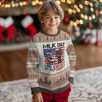 His Dream is My Dream Ugly Christmas Sweater Martin Luther King Jr MLK Day - Wonder Print Shop