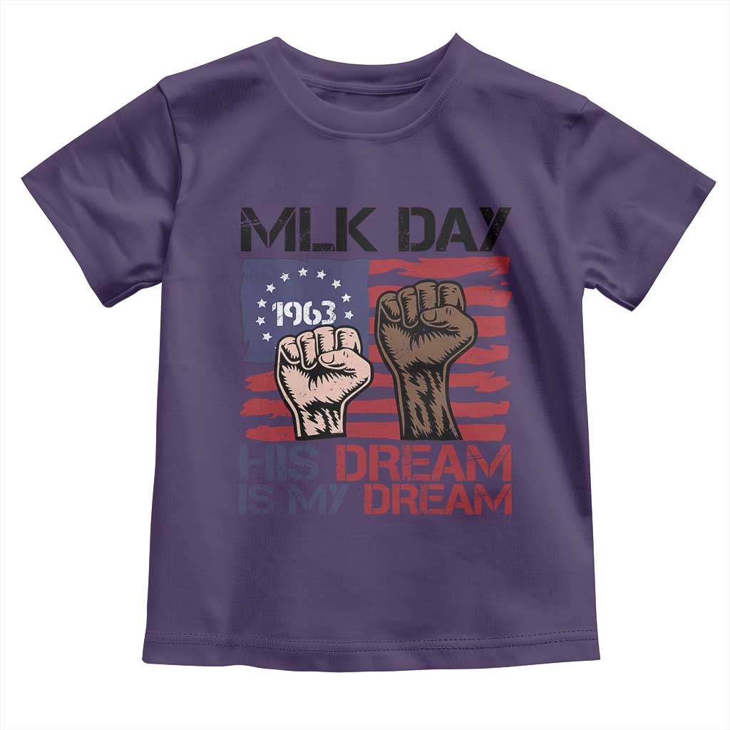 His Dream is My Dream Toddler T Shirt Martin Luther King Jr MLK Day - Wonder Print Shop
