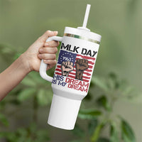 His Dream is My Dream Tumbler With Handle Martin Luther King Jr MLK Day - Wonder Print Shop