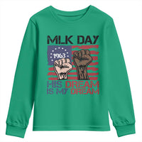 His Dream is My Dream Youth Sweatshirt Martin Luther King Jr MLK Day - Wonder Print Shop