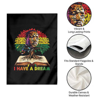 Martin Luther King Jr Garden Flag Black History Month Melanin African - Wonder Print Shop