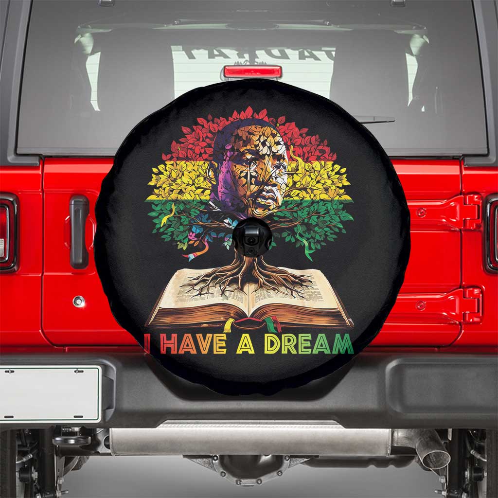 Martin Luther King Jr Spare Tire Cover Black History Month Melanin African - Wonder Print Shop