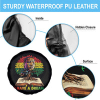 Martin Luther King Jr Spare Tire Cover Black History Month Melanin African - Wonder Print Shop