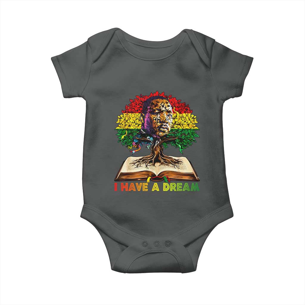 Martin Luther King Jr Baby Onesie Black History Month Melanin African - Wonder Print Shop
