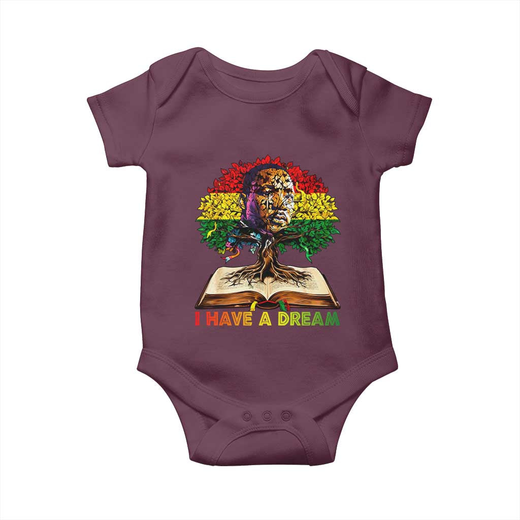 Martin Luther King Jr Baby Onesie Black History Month Melanin African - Wonder Print Shop