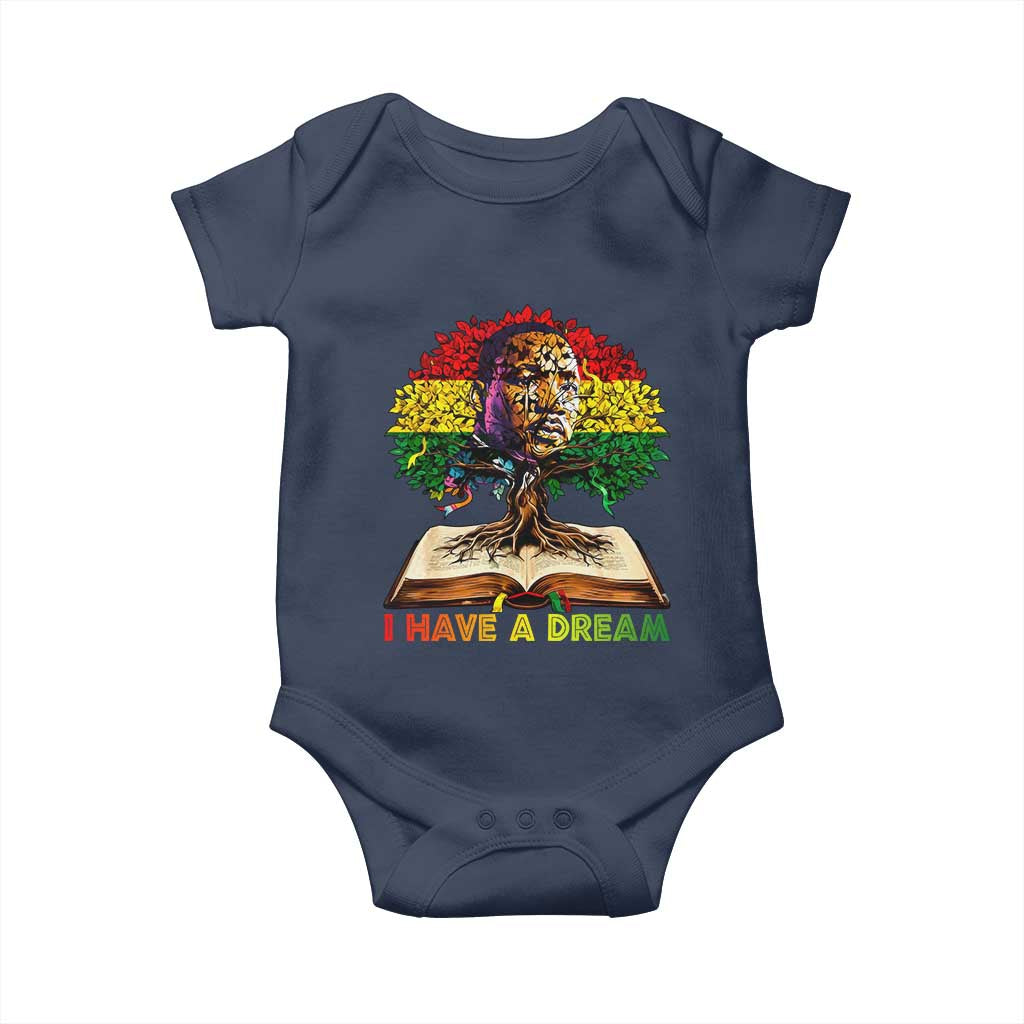Martin Luther King Jr Baby Onesie Black History Month Melanin African - Wonder Print Shop