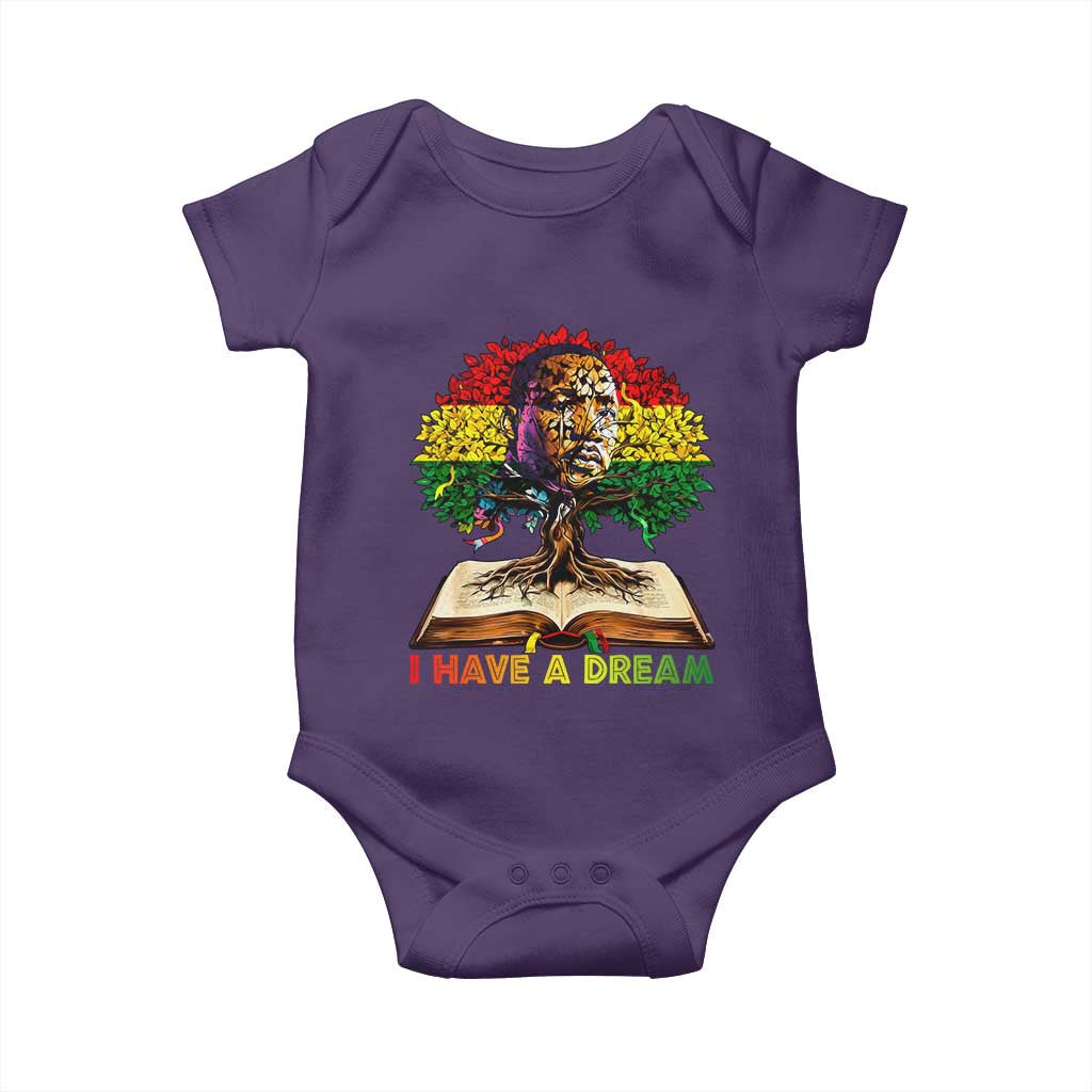 Martin Luther King Jr Baby Onesie Black History Month Melanin African - Wonder Print Shop