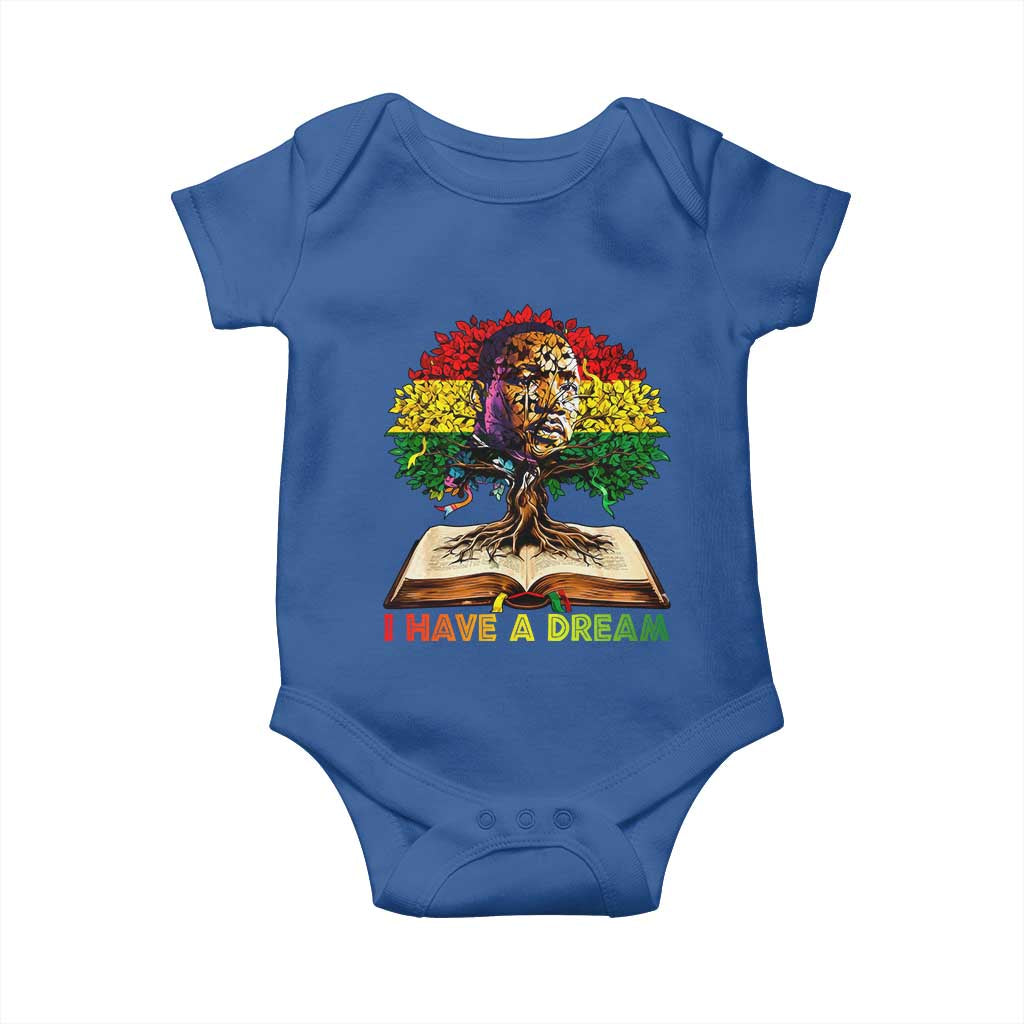 Martin Luther King Jr Baby Onesie Black History Month Melanin African - Wonder Print Shop