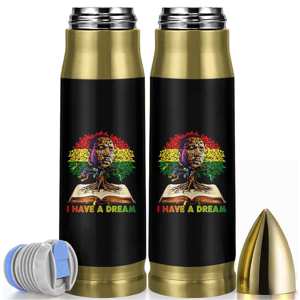 Martin Luther King Jr Bullet Tumbler Black History Month Melanin African - Wonder Print Shop