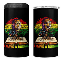 Martin Luther King Jr 4 in 1 Can Cooler Tumbler Black History Month Melanin African - Wonder Print Shop