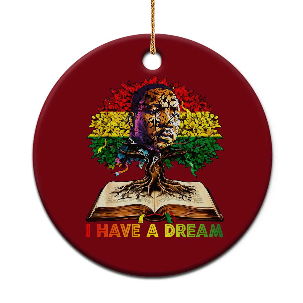 Martin Luther King Jr Ceramic Ornament Black History Month Melanin African - Wonder Print Shop