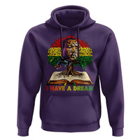 Martin Luther King Jr Hoodie Black History Month Melanin African - Wonder Print Shop