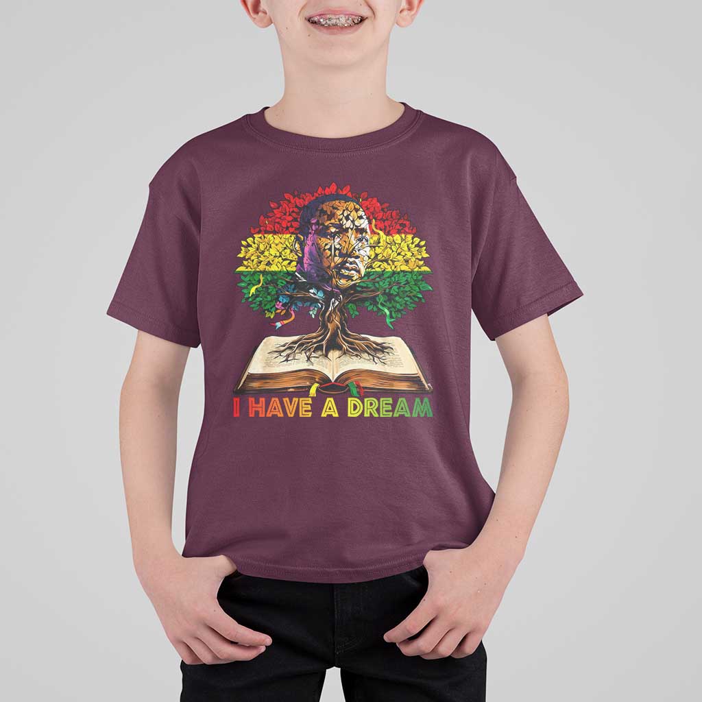 Martin Luther King Jr T Shirt For Kid Black History Month Melanin African - Wonder Print Shop