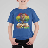 Martin Luther King Jr T Shirt For Kid Black History Month Melanin African - Wonder Print Shop