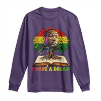 Martin Luther King Jr Long Sleeve Shirt Black History Month Melanin African - Wonder Print Shop