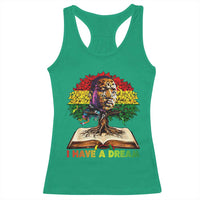 Martin Luther King Jr Racerback Tank Top Black History Month Melanin African - Wonder Print Shop