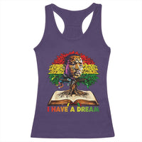Martin Luther King Jr Racerback Tank Top Black History Month Melanin African - Wonder Print Shop