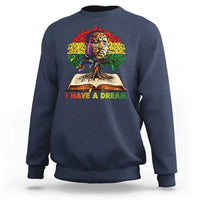 Martin Luther King Jr Sweatshirt Black History Month Melanin African - Wonder Print Shop