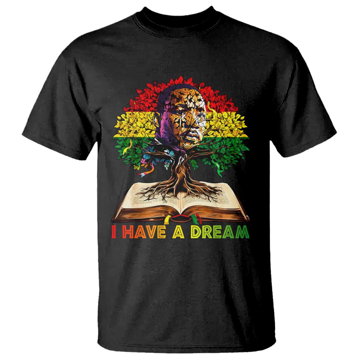 Martin Luther King Jr T Shirt Black History Month Melanin African - Wonder Print Shop