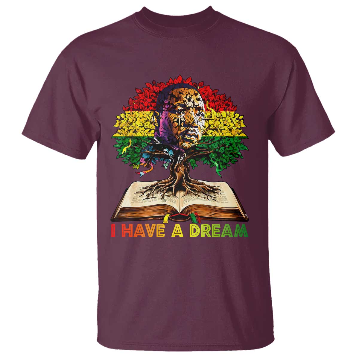 Martin Luther King Jr T Shirt Black History Month Melanin African - Wonder Print Shop