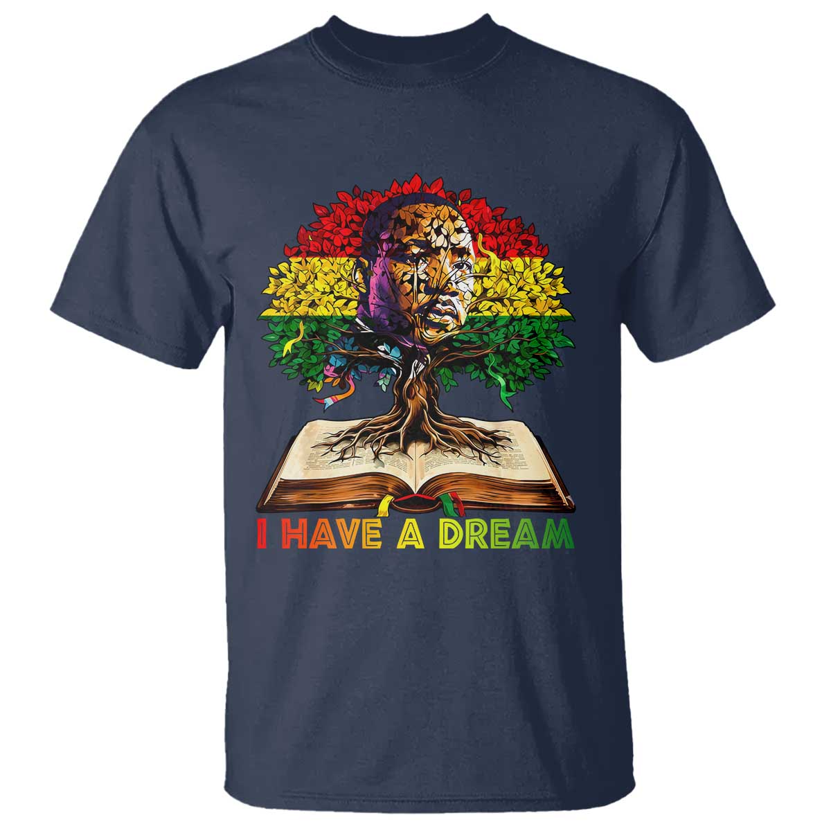 Martin Luther King Jr T Shirt Black History Month Melanin African - Wonder Print Shop