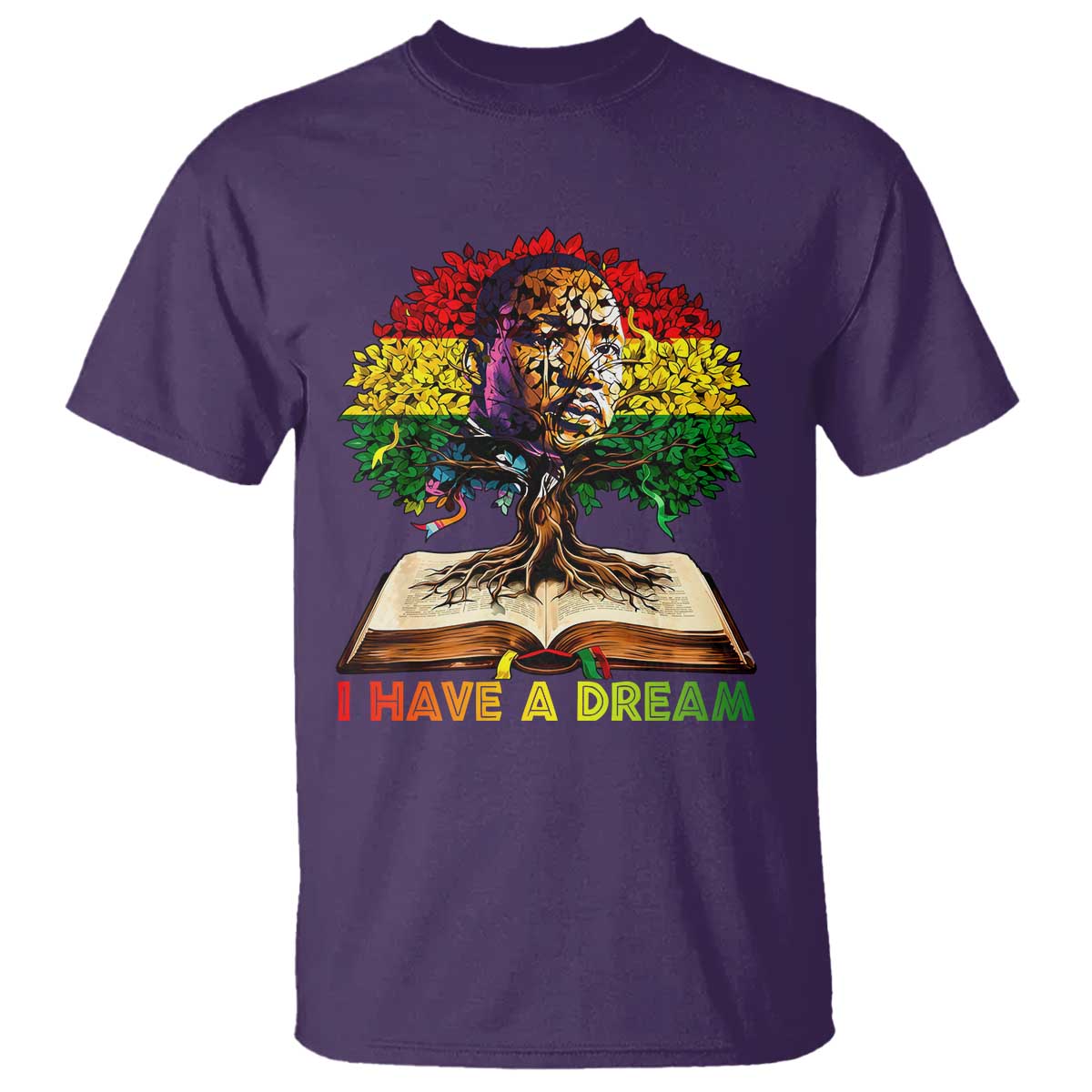 Martin Luther King Jr T Shirt Black History Month Melanin African - Wonder Print Shop