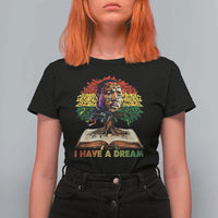 Martin Luther King Jr T Shirt For Women Black History Month Melanin African - Wonder Print Shop