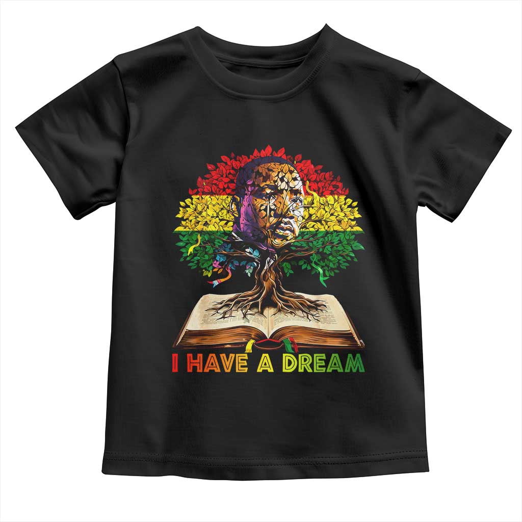 Martin Luther King Jr Toddler T Shirt Black History Month Melanin African - Wonder Print Shop