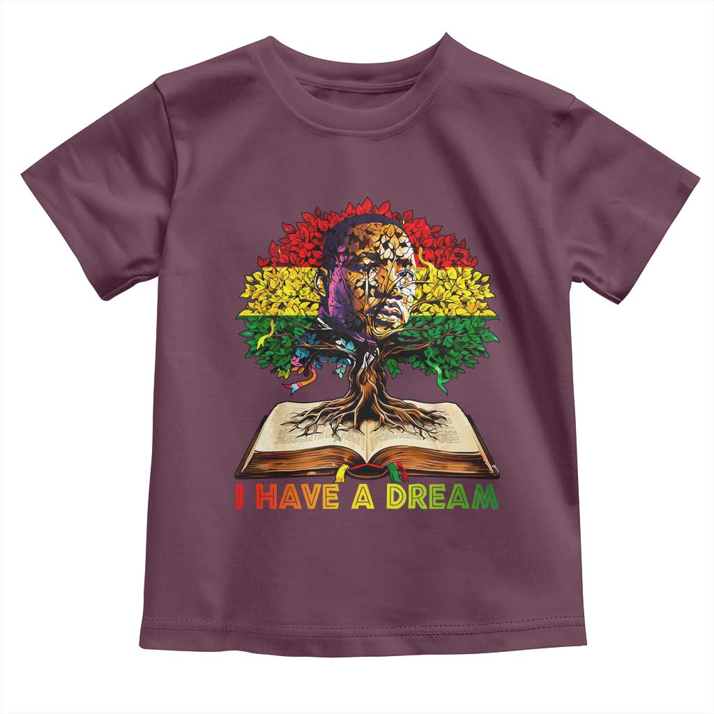 Martin Luther King Jr Toddler T Shirt Black History Month Melanin African - Wonder Print Shop