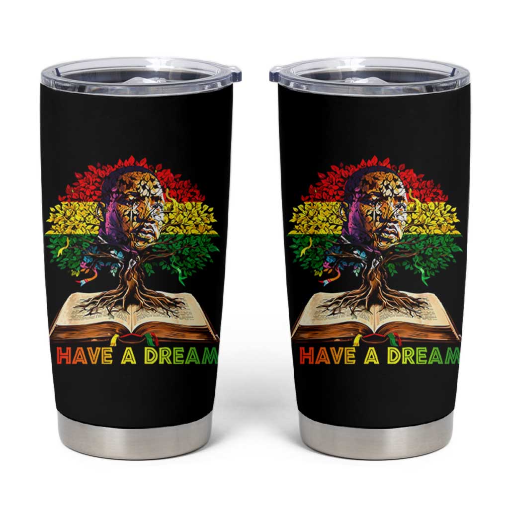 Martin Luther King Jr Tumbler Cup Black History Month Melanin African - Wonder Print Shop