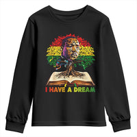 Martin Luther King Jr Youth Sweatshirt Black History Month Melanin African - Wonder Print Shop