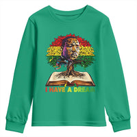 Martin Luther King Jr Youth Sweatshirt Black History Month Melanin African - Wonder Print Shop