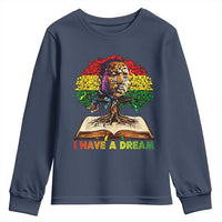 Martin Luther King Jr Youth Sweatshirt Black History Month Melanin African - Wonder Print Shop