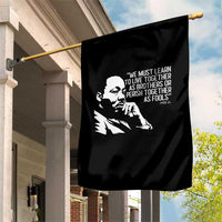 Martin Luther King Jr Garden Flag We Must Learn to Live Together as Brothers MLK Quote - Wonder Print Shop