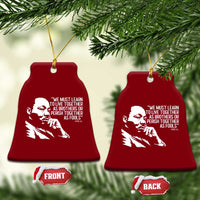 Martin Luther King Jr Ceramic Ornament We Must Learn to Live Together as Brothers MLK Quote - Wonder Print Shop