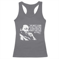 Martin Luther King Jr Racerback Tank Top We Must Learn to Live Together as Brothers MLK Quote - Wonder Print Shop