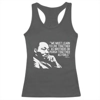 Martin Luther King Jr Racerback Tank Top We Must Learn to Live Together as Brothers MLK Quote - Wonder Print Shop
