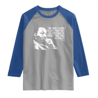 Martin Luther King Jr Raglan Shirt We Must Learn to Live Together as Brothers MLK Quote - Wonder Print Shop