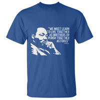 Martin Luther King Jr T Shirt We Must Learn to Live Together as Brothers MLK Quote - Wonder Print Shop
