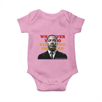 Martin Luther King Jr Baby Onesie Whatever You Do Keep Moving Forward - Wonder Print Shop